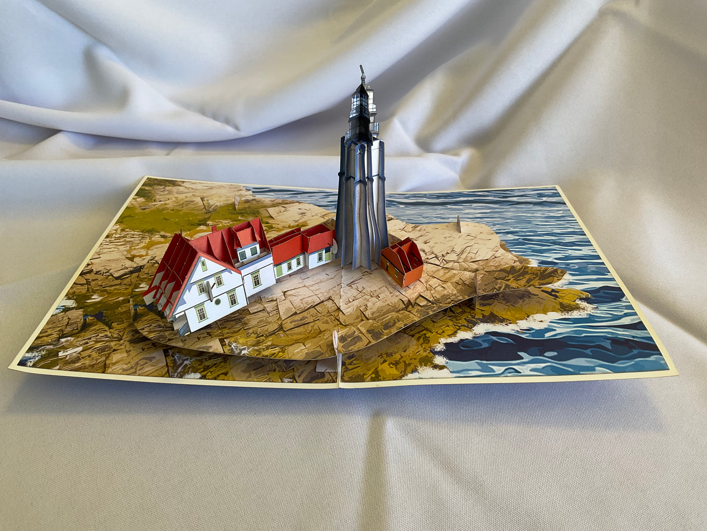 PORTLAND LIGHTHOUSE POP-UP CARD