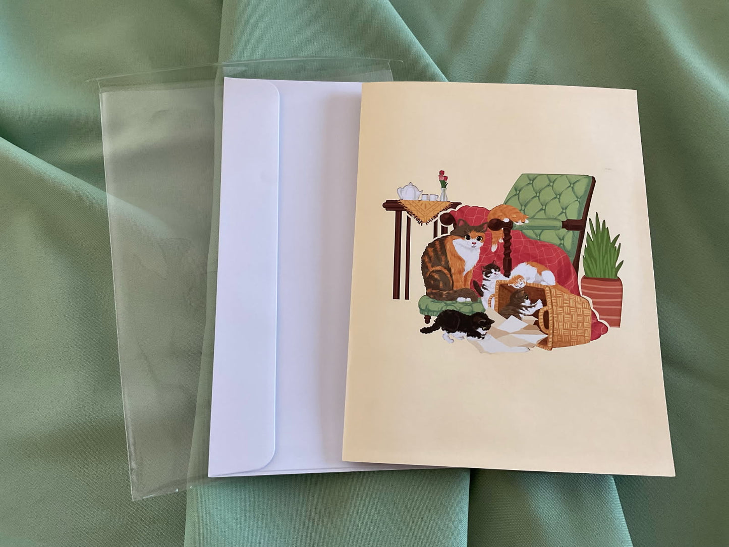 CAT POP-UP CARD